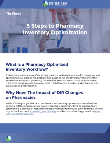 Tip Sheet: 5 Steps to Pharmacy Inventory Optimization